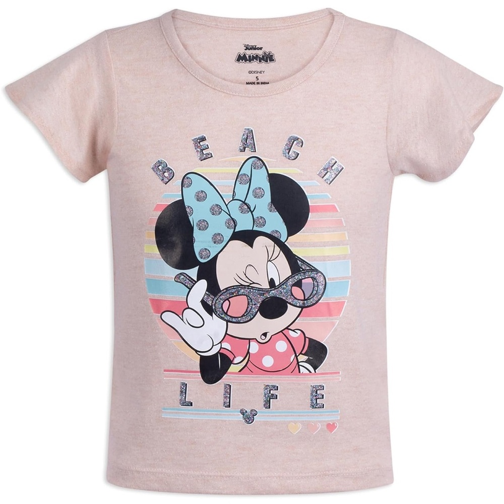 Disney Minnie Mouse Beach Life Tee - Pink